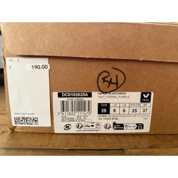 VEJA Dekkan Alveomesh Shoes Women Sz 8 Brown Trail Running Vibram Sole NEW - Picture 2 of 11